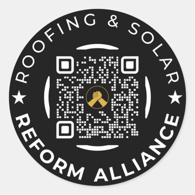 Pre-Sell QR Code Tool Circle Sticker (Front)