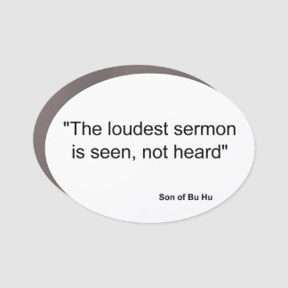 Preach but being a role model is better car magnet