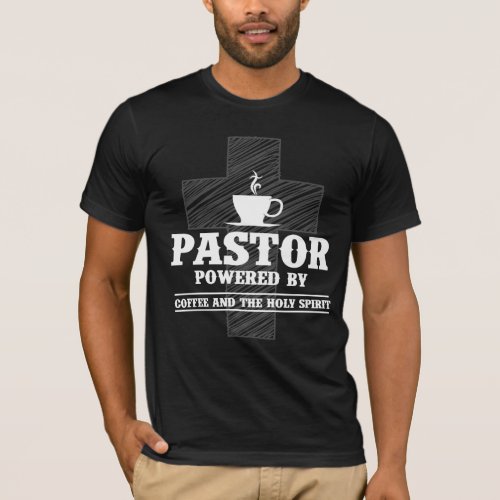 Preacher Coffee Lover Holy Spirit Caffeine Pastor T-Shirt