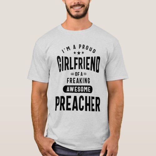 Preacher Job Title Tee Gift Mens Womens