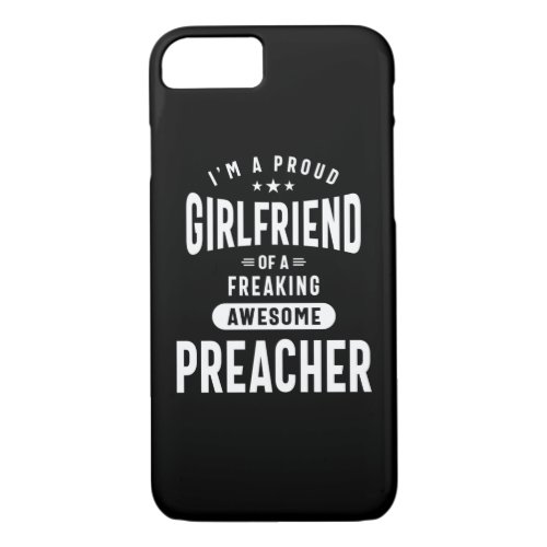 Preacher Job Title Tee Gift Mens Womens iPhone 87 Case