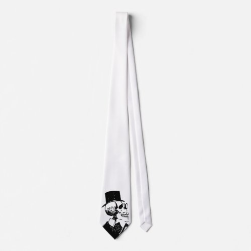 Preacher Skeleton Necktie