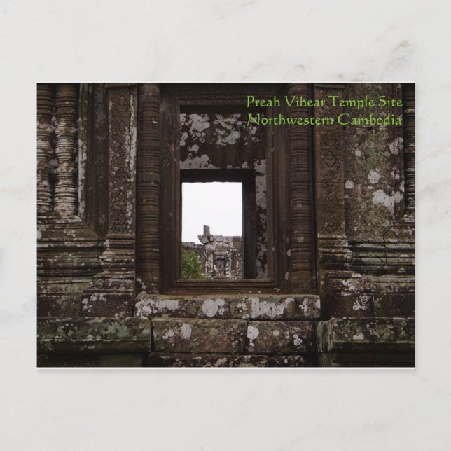 Preah Vihear Temple, Cambodia Postcard (Front)
