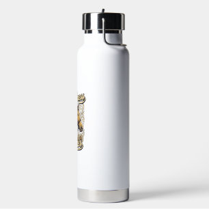 Preakness Stakes Vintage Horse Floral Race Design Water Bottle