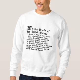 Preamble to the Constitution Embroidered Sweatshirt
