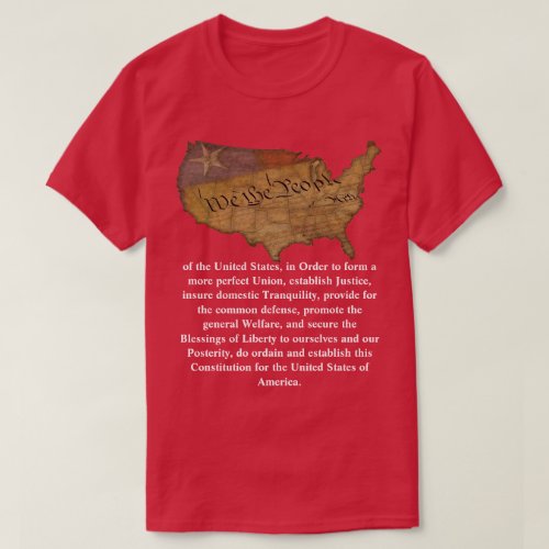 Preamble to the United States Constitution T_Shirt