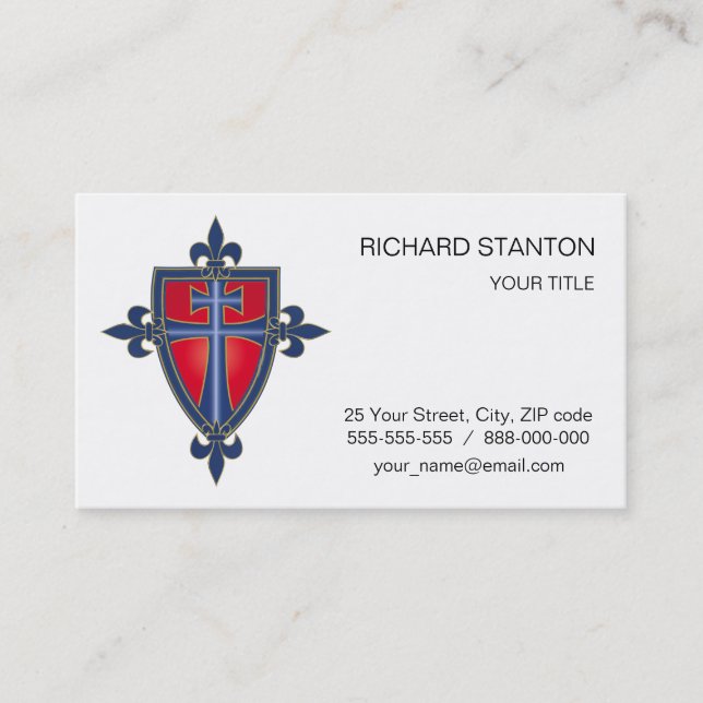 Preceptor cross business card (Front)