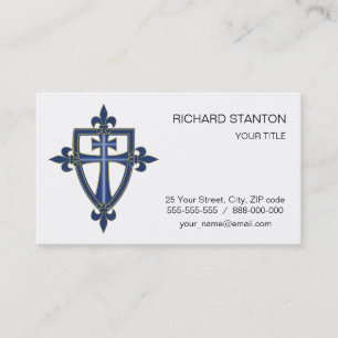 Preceptor cross business card