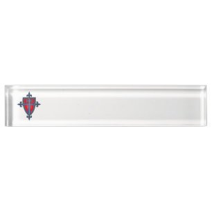 Preceptor cross desk name plate