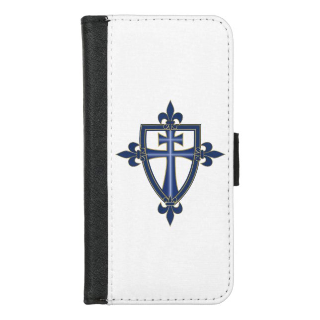 Preceptor cross iPhone wallet case (Front)