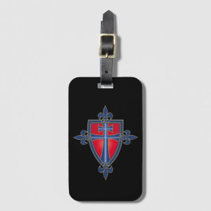 Preceptor cross luggage tag