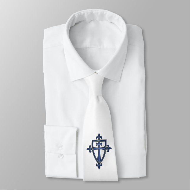 Preceptor cross neck tie (Tied)