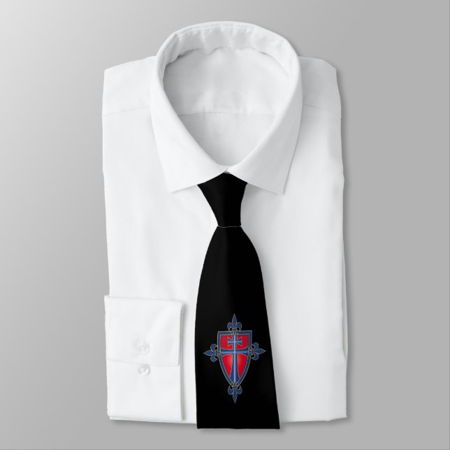 Preceptor cross neck tie (Tied)