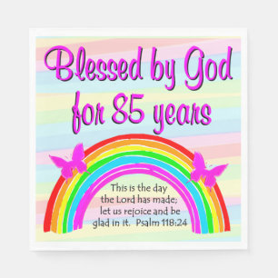 PRECIOUS 85TH BIRTHDAY PRAYER NAPKINS