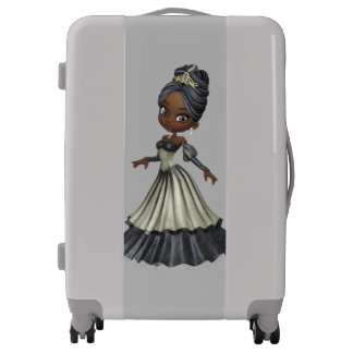Precious African American Princess Luggage