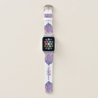 Precious Amethyst as personal jewel band! Apple Watch Band