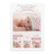 Precious Arrival Pink Photo Birth Announcement