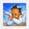 Precious Baby Angel African American Cherub