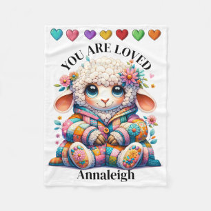 Precious Baby Animals Theme - Small Fleece Blanket
