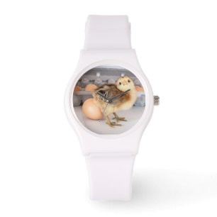 Precious Baby Chick and Egg Carton Watch