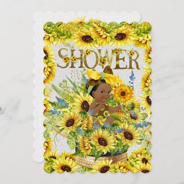 Precious Baby Shower Invitation (Front/Back)