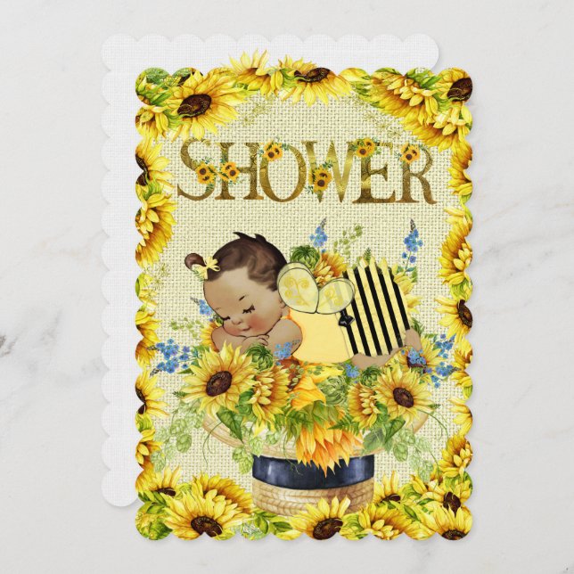 Precious Baby Shower Invitation (Front/Back)