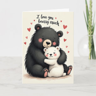 Precious Bear Hug Day Card