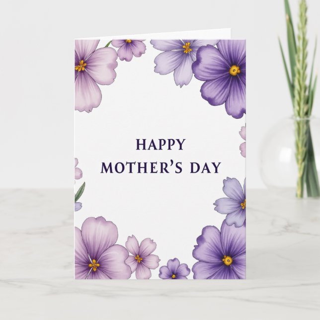 Precious Blooms Mothers Day Card (Front)