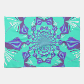 Precious blue kitchen towel