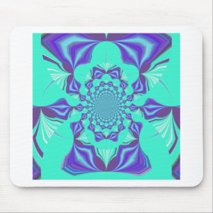 Precious blue mouse pad