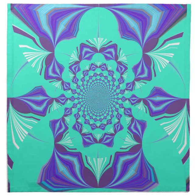 Precious blue napkin (Front)