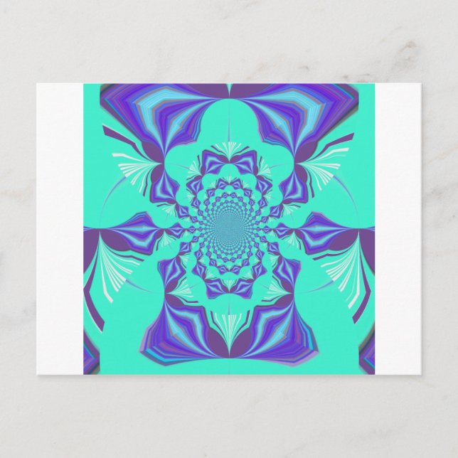 Precious blue postcard (Front)