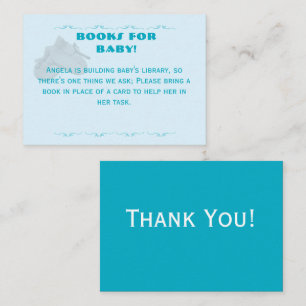 Precious Bundle Boy Baby Shower Enclosure Card