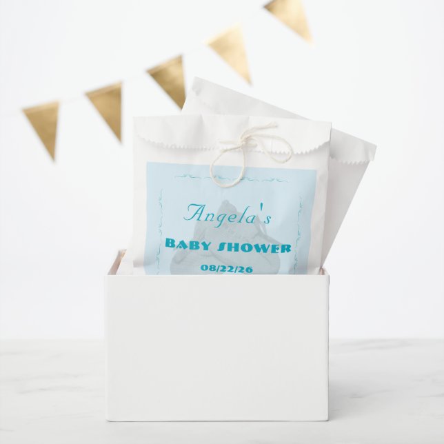 Precious Bundle Boy Baby Shower  Favor Bag (Party)