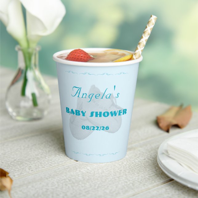Precious Bundle Boy Baby Shower  Paper Cups (Insitu)