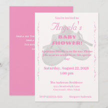 Precious Bundle Girl Baby Shower Invitation