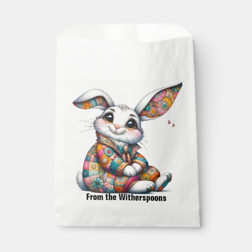 Precious Bunny Baby or Easter Theme Favor Bag