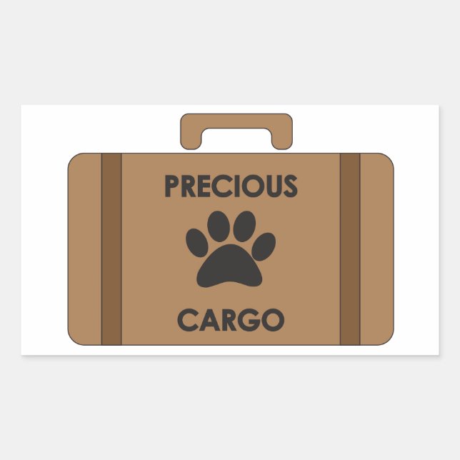 Precious Cargo Car Sticker for Pet Lovers (Front)