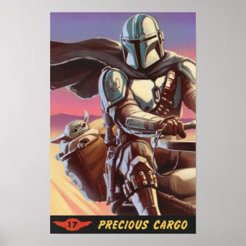 Precious Cargo Color Halftone Graphic Poster