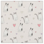 Precious Cats and Heart Fabric