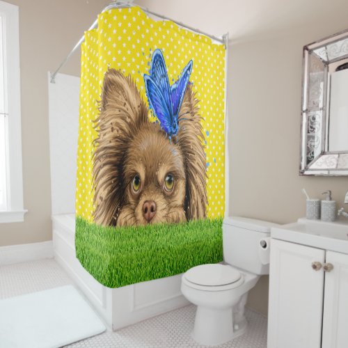 Precious Chihuahua Shower Curtain