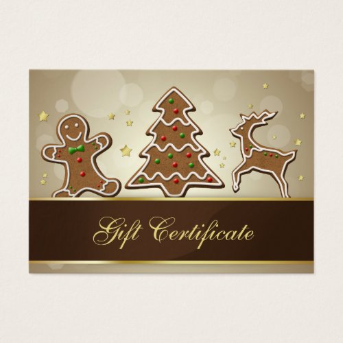 Precious Delicious Gingerbread Cookies Gift Card