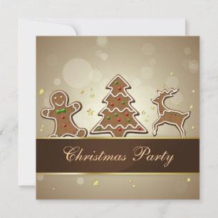 Precious Delicious Gingerbread Cookies Invitation