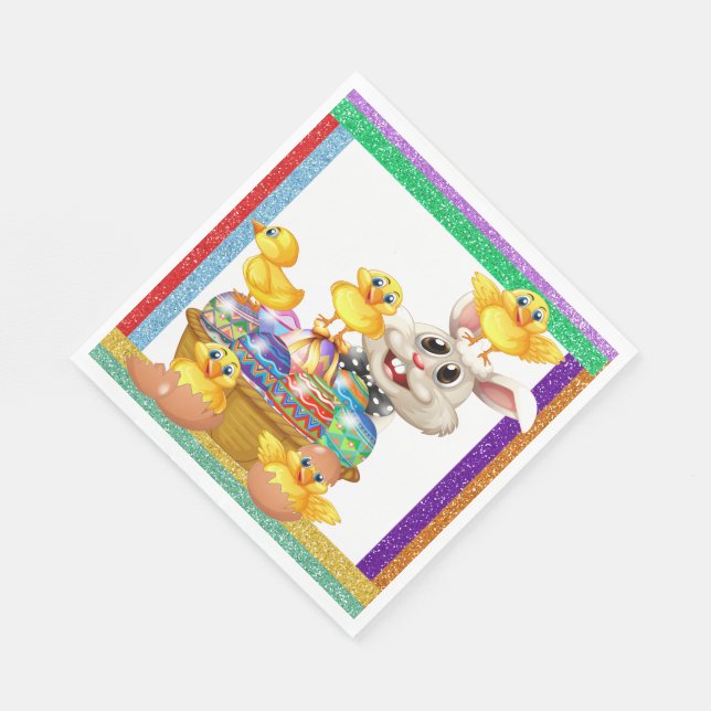 Precious Easter Bunny Napkins Matching Products (Corner)