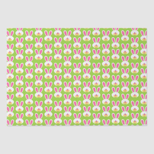 Precious Easter Bunny Tissue Tissue Paper (Front)