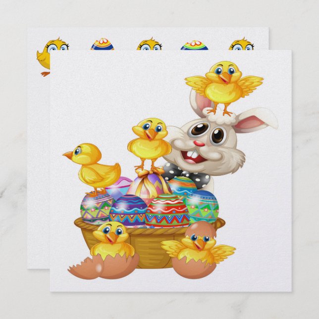 Precious Easter Invitation (Front/Back)