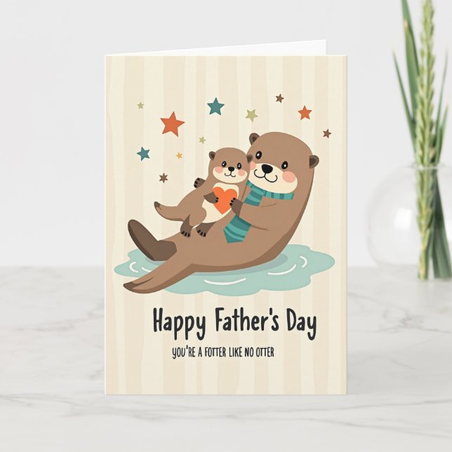 Precious Fathers Day Hug Card (Front)