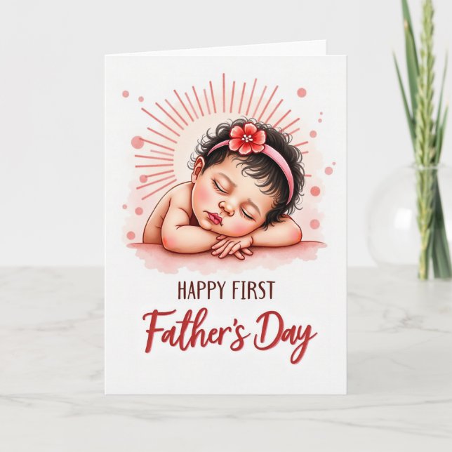 Precious Fathers Day Infant Card (Front)