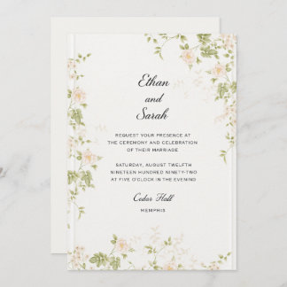 Precious Flowers Invitation