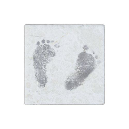 Precious Foot Prints Stone Magnet